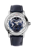 Orologio Frederique Constant Uomo Classic Wordltimer Manufacture in Acciaio FC-718NWWM4H6 - FC-718NWWM4H6